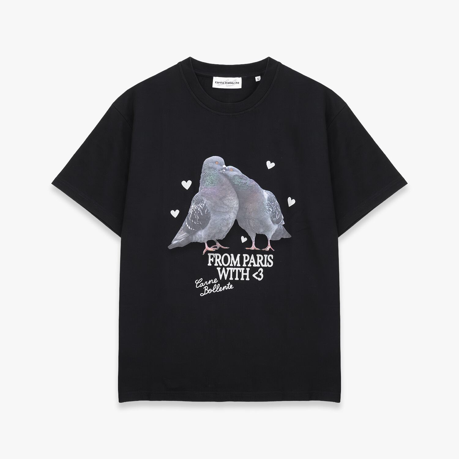 CARNE BOLLENTE 25AW LOVEBIRDS (BLACK)