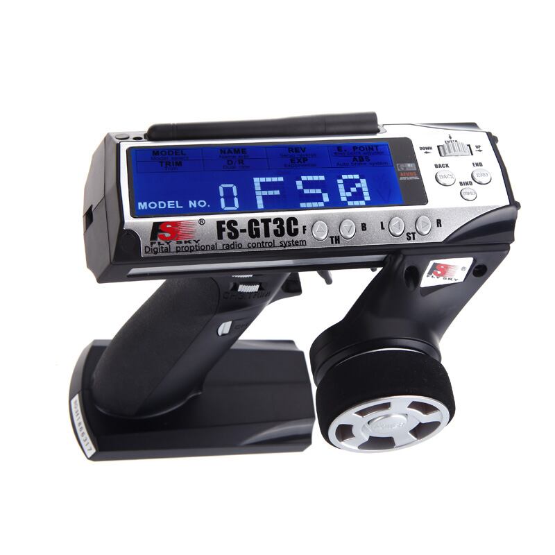 Flysky FS-GT3C 2.4G Hz 3CH ler LCD トランスミッター FS-GR3E
