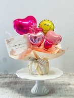 すぐ伝えたい!すぐ贈れます!ピンクのアレンジ☆カードつき☆