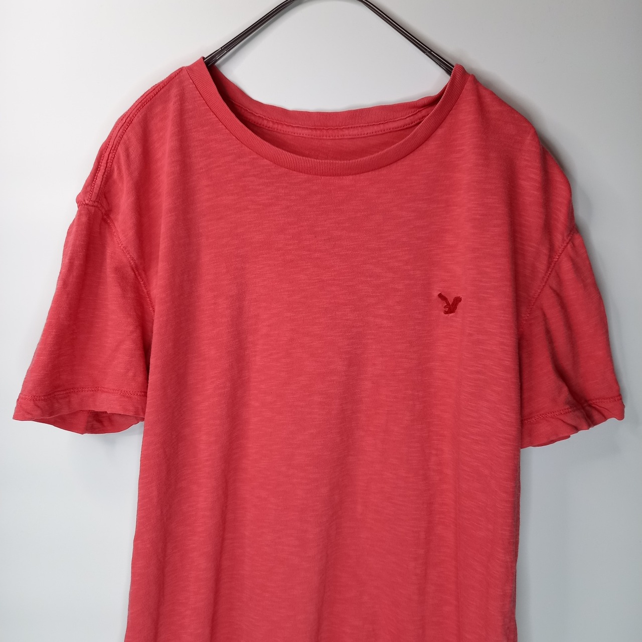 アメリカンイーグル　クルーネック　プリントT　レジェンドTシャツ　刺繍ロゴ　S