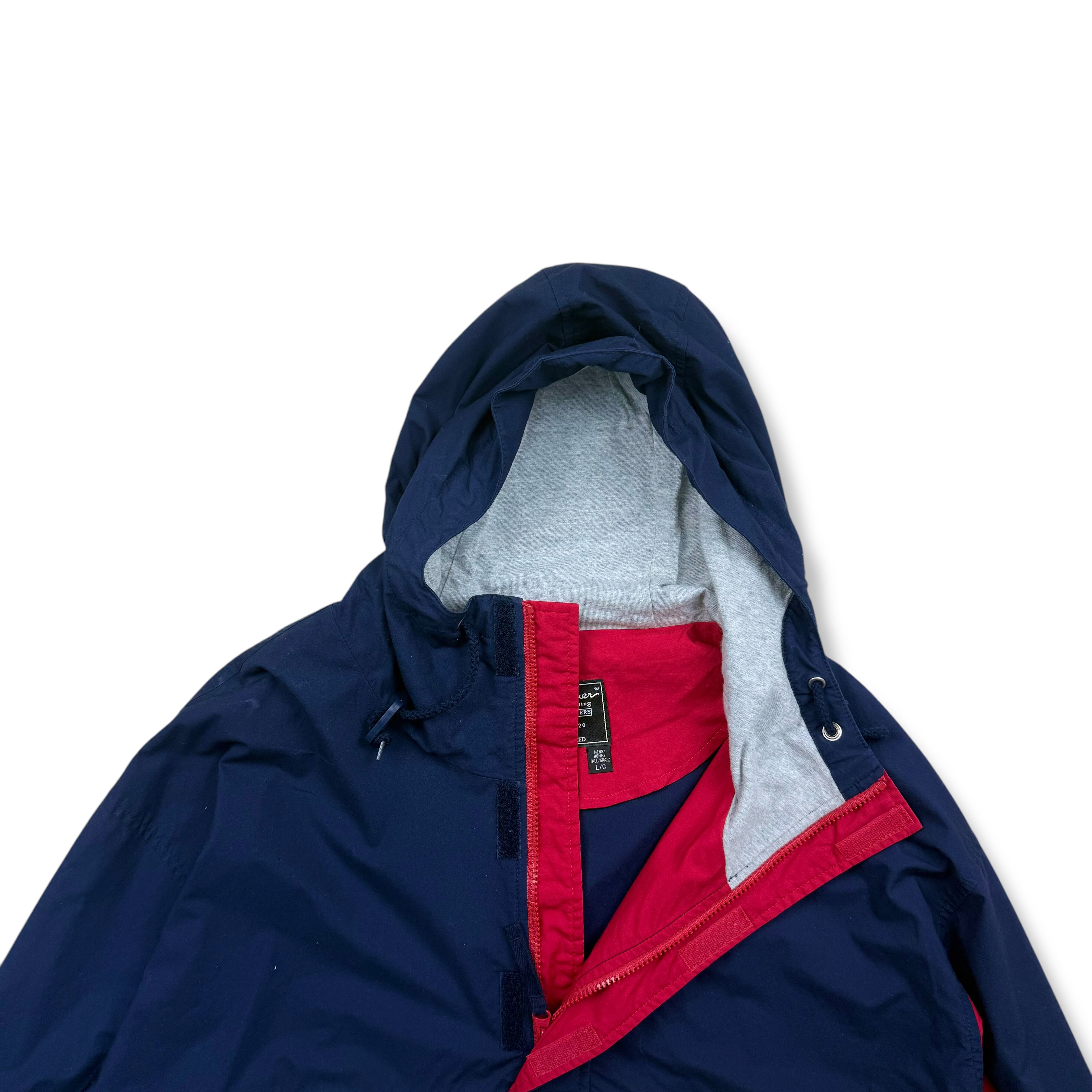 Eddie Bauer - 00s エディーバウアー コットンアノラックパーカー プル 