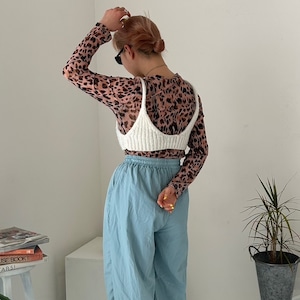 レオパ柄シアートップス_LN02805