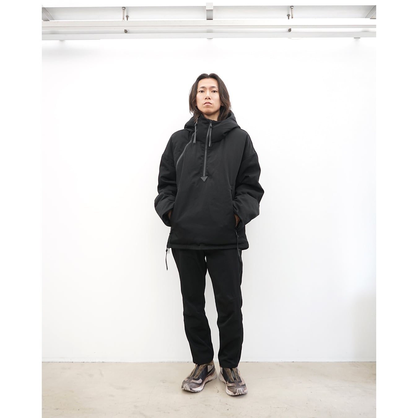 The Viridi-anne] (ザヴィリディアン) VI-3893-06 NYLON/WOOL TWILL