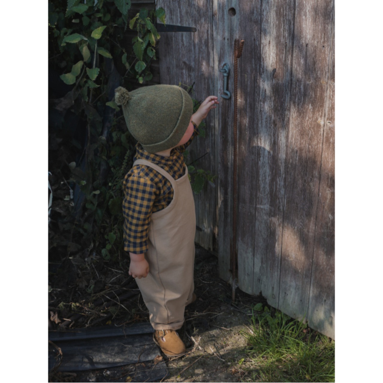 organic zoo　Biscuit Dungarees