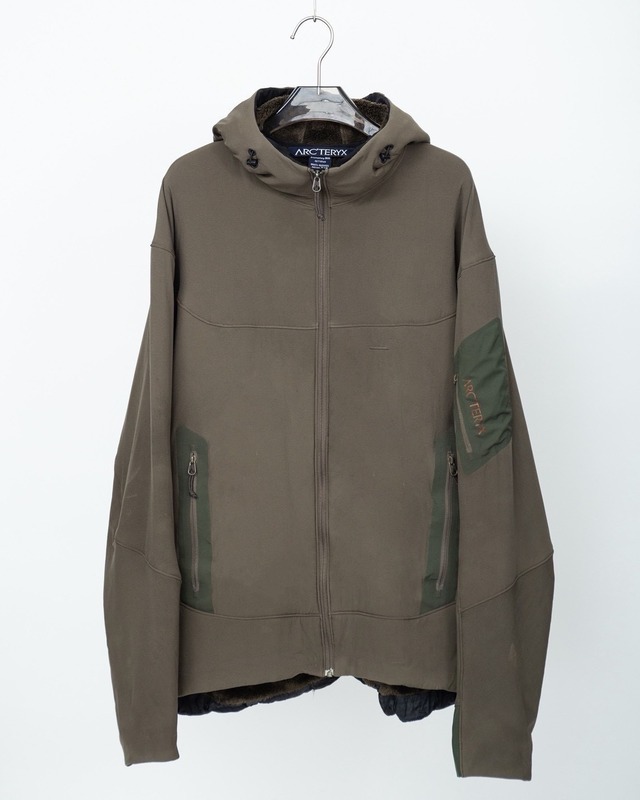 ARC'TERYX" Hyllus soft shell hoodie jacket POLARTEC fleece