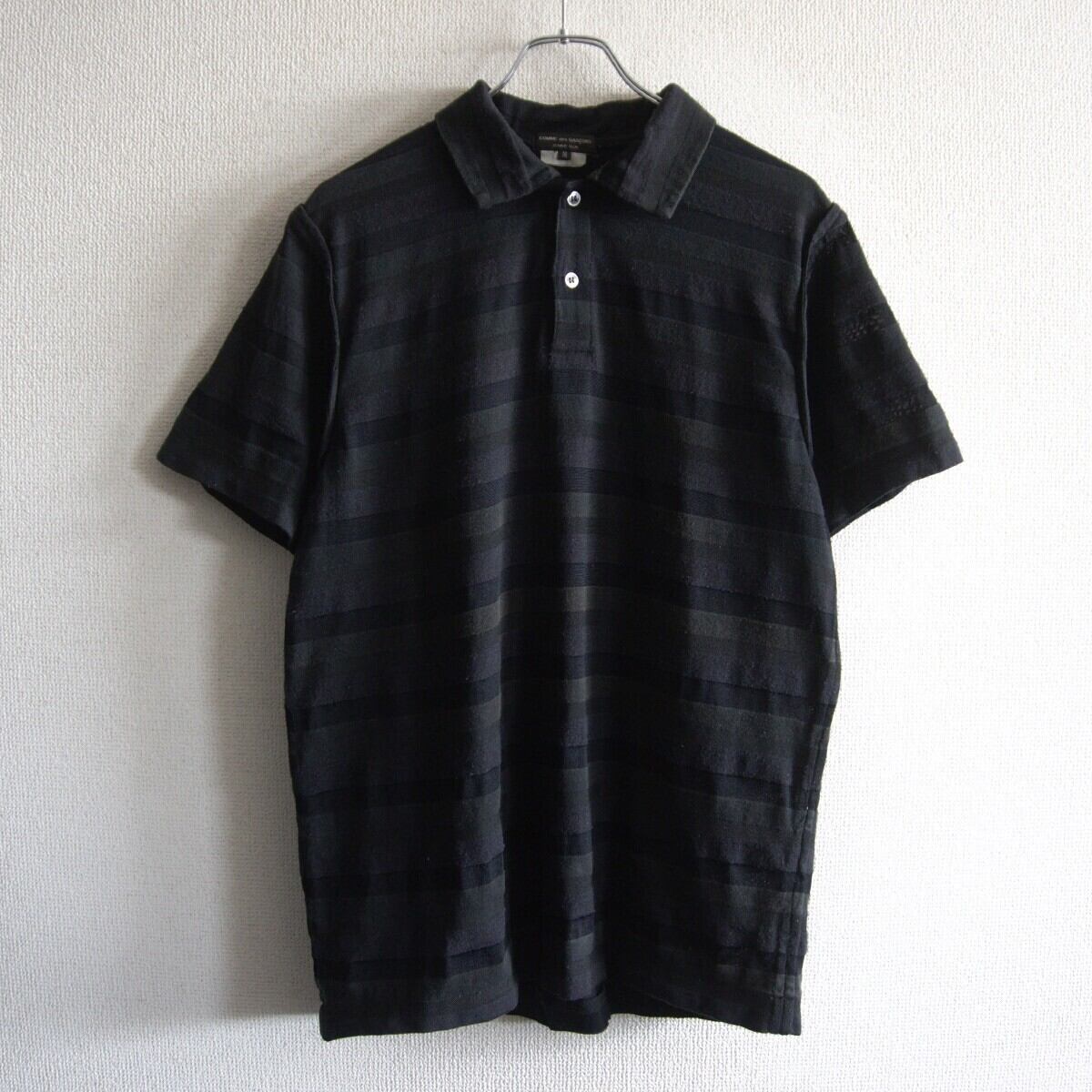AD2000/アーカイブ】COMME des GARCONS HOMME【00S ジップ シャツ
