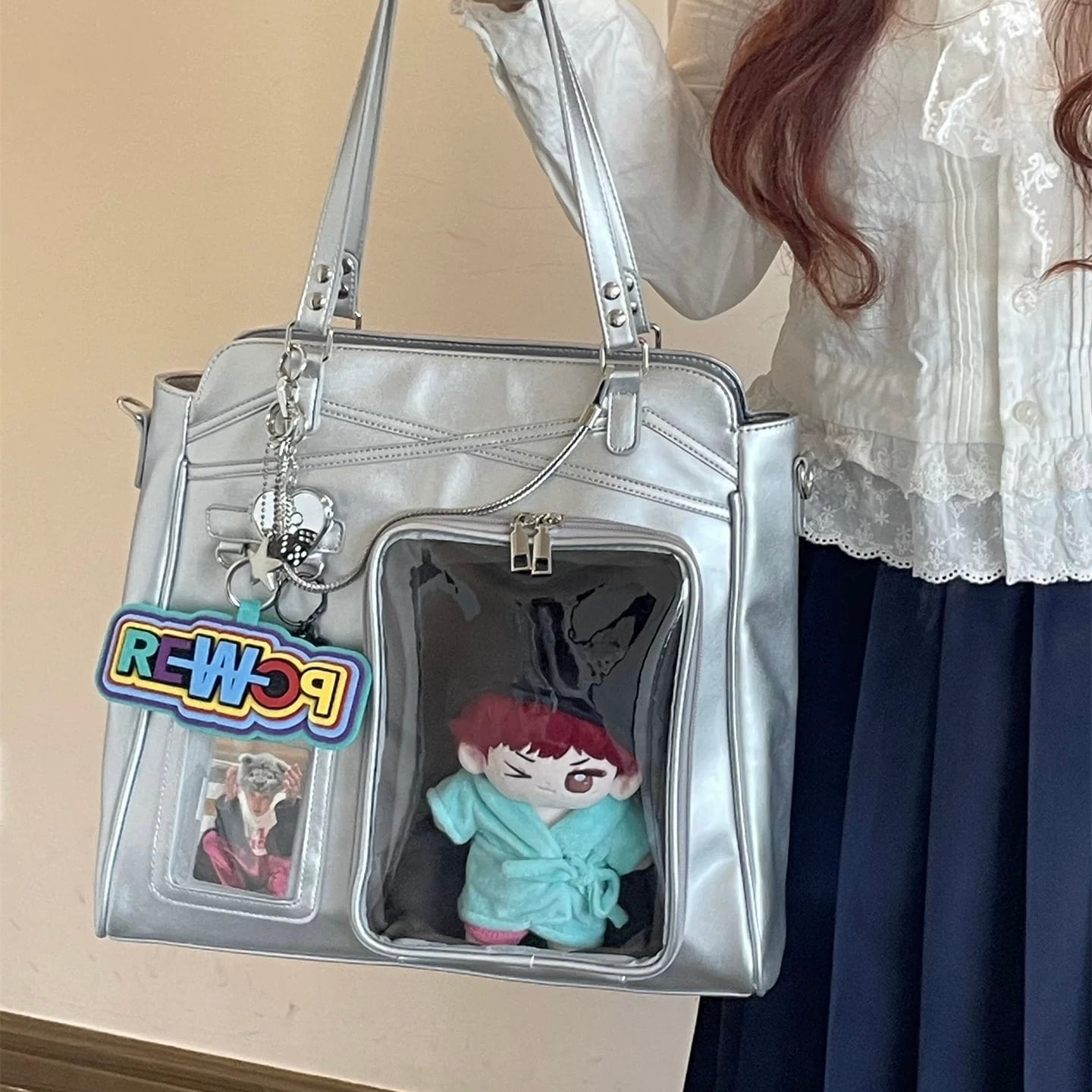 ✿20cmぬいぐるみ用 2WAYリュック/ショルダーバッグ 痛バッグ ぬい