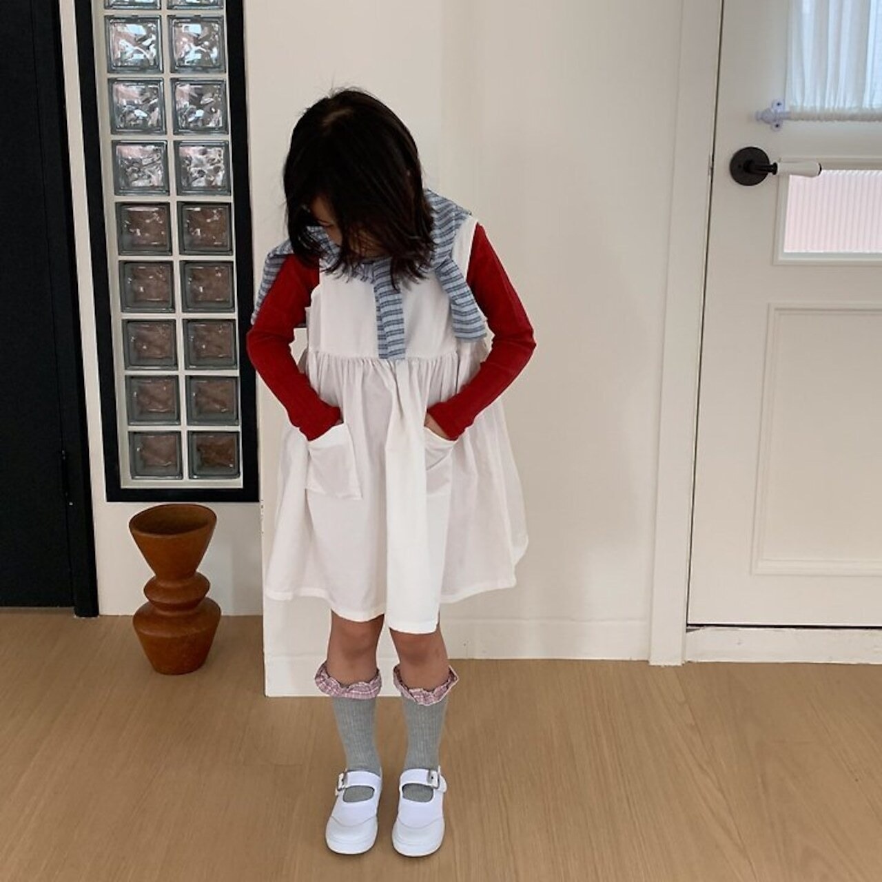 韓国子供服 / 26Autumn / cantuccistudio / ジャスワンピ―ス / 秋服 *XS~XL*