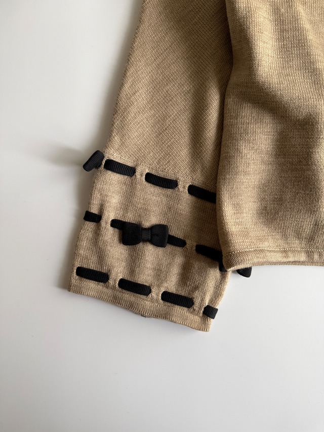 1996 VALENTINO GARAVANI RIBBON CARDIGAN