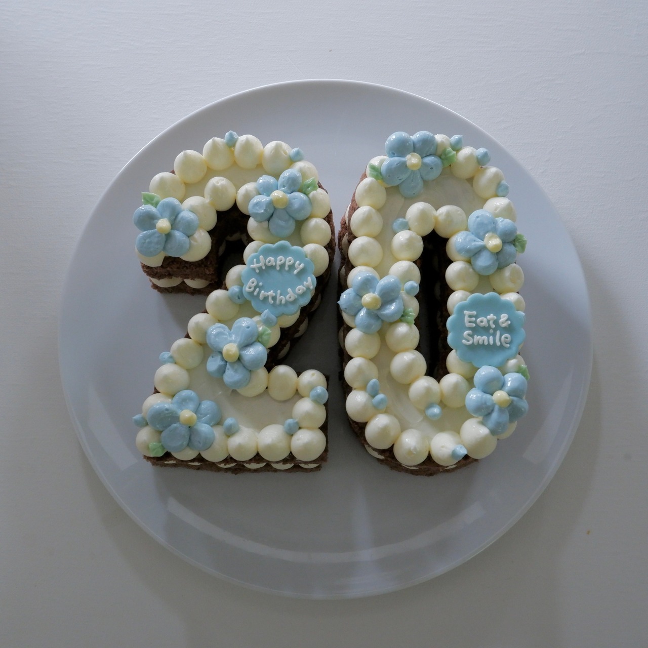 ナンバーケーキ・アフルァベットケーキ（お花）5号箱