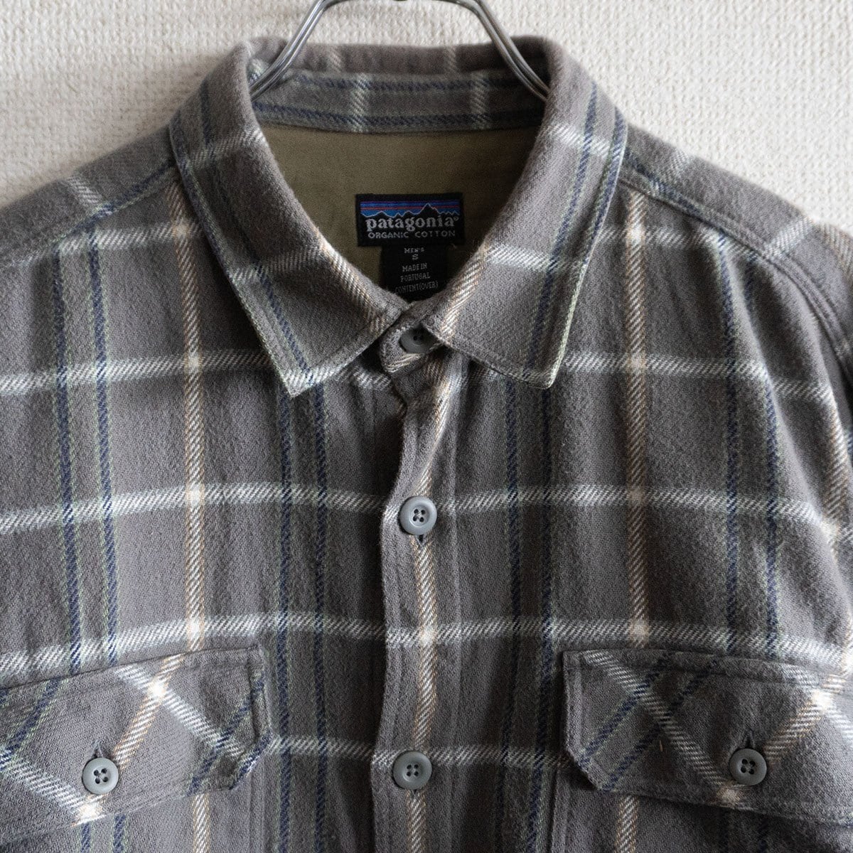 patagonia チェックシャツ 半袖 ポルトガル製 雰囲気抜群】PATAGONIA【00s チェック シャツ】 S パタゴニア