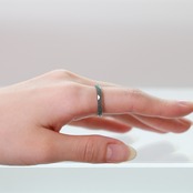 【13号】 Guatemala Cut thin 翡翠くり抜き甲丸リング A貨翡翠 jd_rg2408