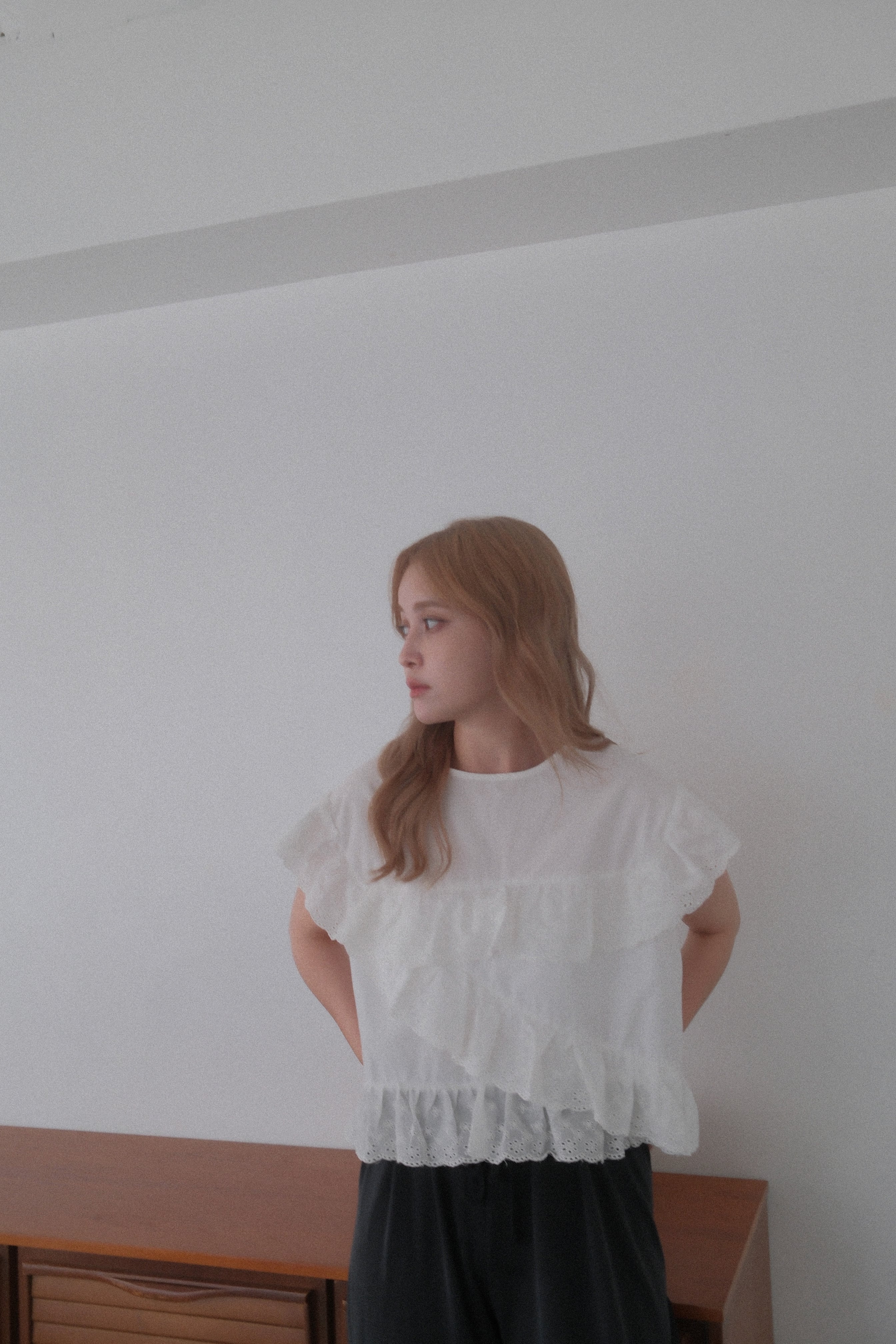 Embroidery Frill Tops/エンブロイダリーフリルトップス