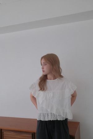 Embroidery Frill Tops/エンブロイダリーフリルトップス