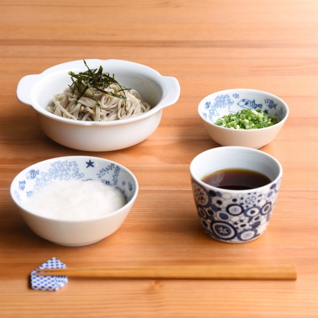 【natural69】【波佐見焼】【ココマリン】【cocomarine】【ボウルS】 小付 食器 北欧 おしゃれ 海の生物 水族館