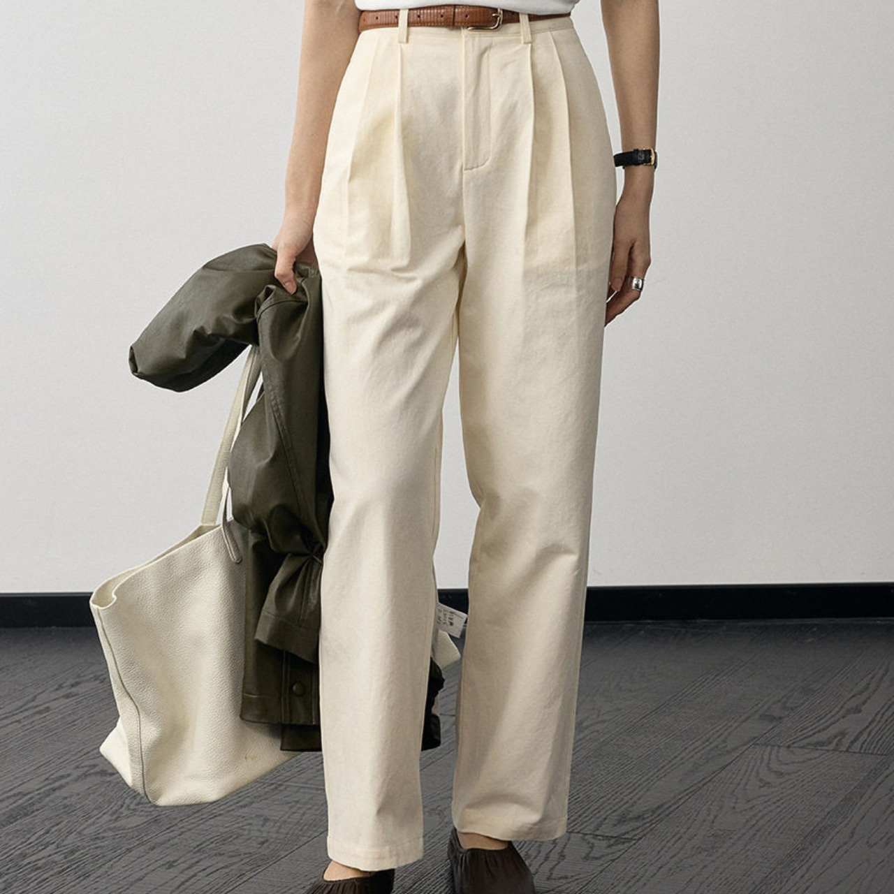 Straight Pants 【2color】T4347