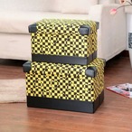 収納スツール １７種類 柄物 高さ25cm 幅40cm 長方形スツール ベージュの花 黒いハート 黄色いハート 収納スツール ロースツール ソファスツール 椅子 小型スツール フットスツール コーヒーテーブル イス北欧 クリエイティブ リビングルーム 家庭用 軽量 玄関 リビング