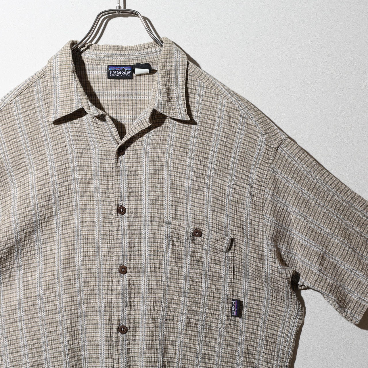 極美品 L Portugal 01年 A/C Yarn Dye Shirt Patagonia ACシャツ ヤーンダイ パタゴニア