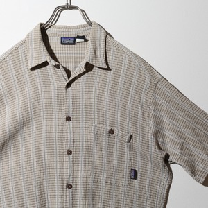 極美品 L Portugal 01年 A/C Yarn Dye Shirt Patagonia ACシャツ ヤーンダイ パタゴニア