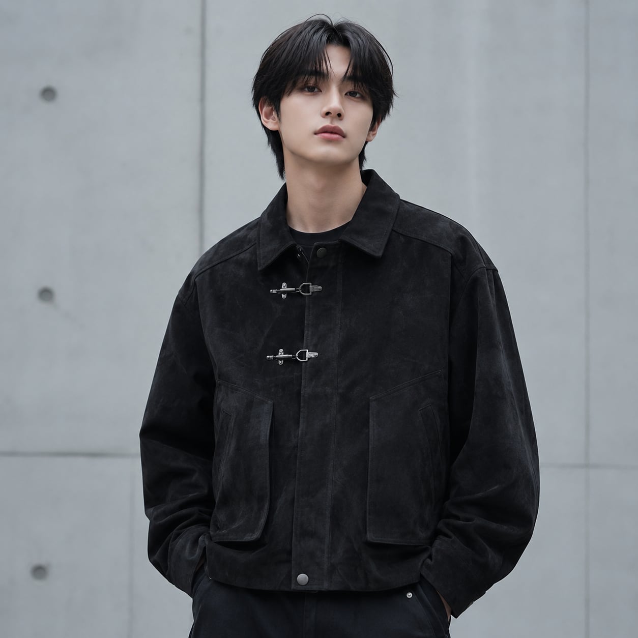 Short Lapel Fall Jacket 0005