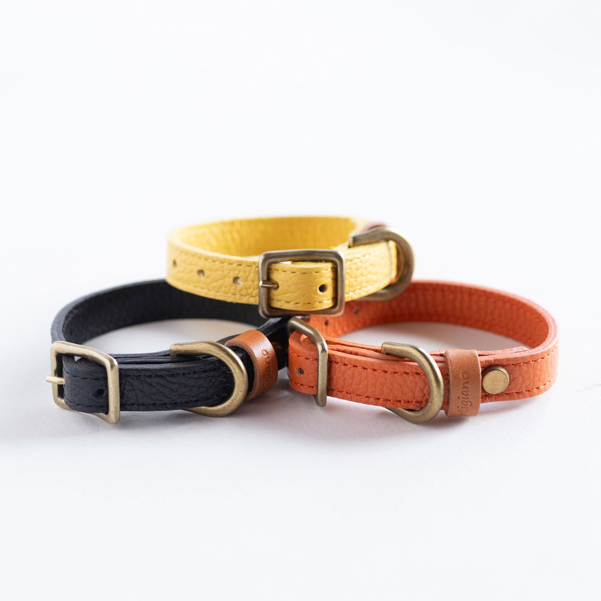 犬の首輪 (イタリアンレザー)【dc-01ss】 | artigiano Ι アルティジャーノ