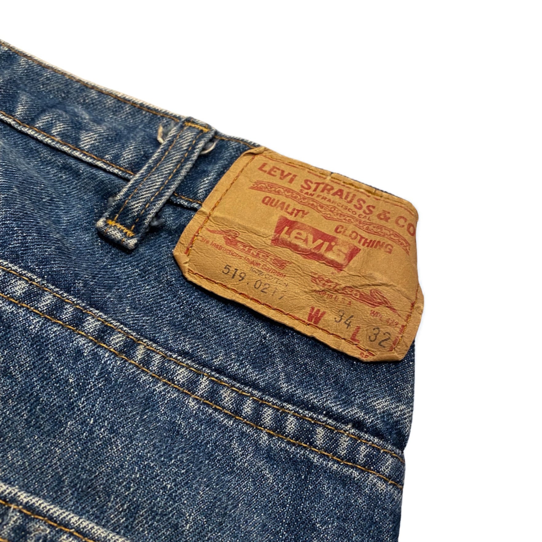 80's USA製 Levi's 519 Denim Pants W34 / リーバイス オレンジタブ ...