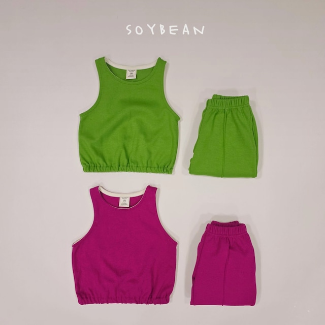 《送料無料》予約:レイヤーベストジョガーセット【soybean】