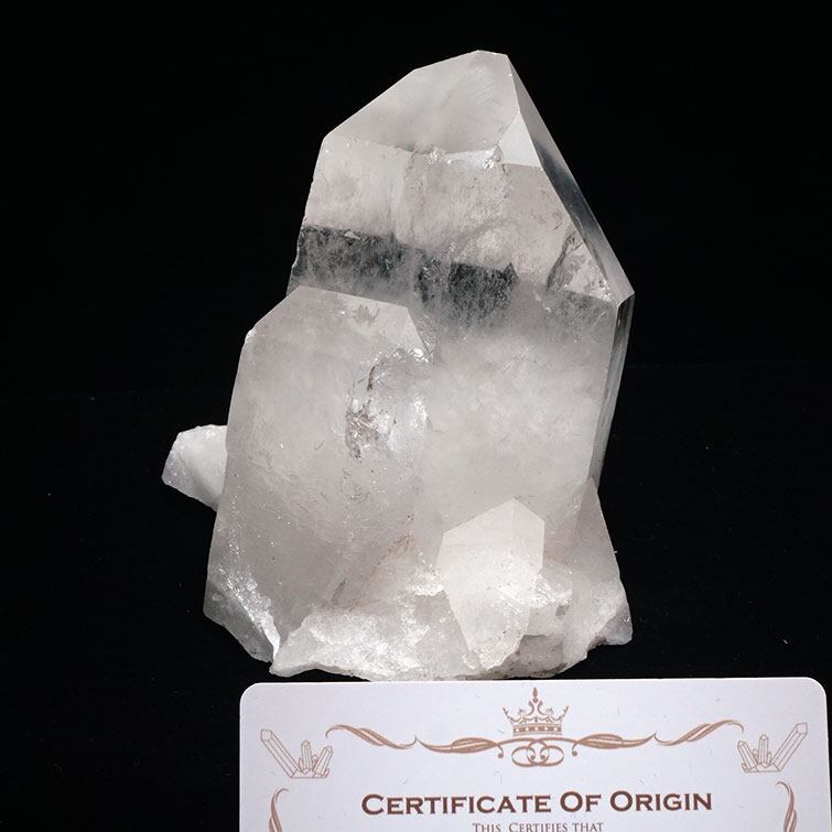 水晶 クラスター ブラジル ミナスジェライス州 コリント産 レムリアンシード 証明書付属 一点物 282-220