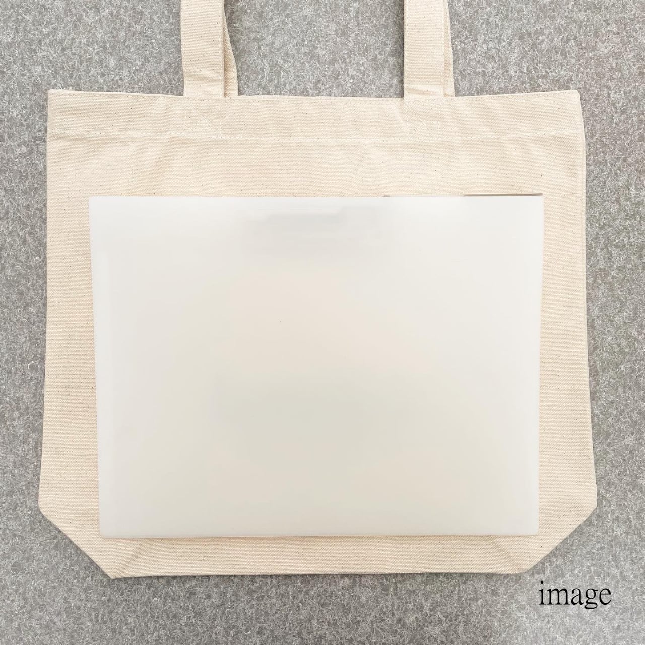 バッグ LOGO CANVAS TOTE BAG / NATURAL Reusable Natural Cotton Canvas Tote Bag | EverythingSwag USA