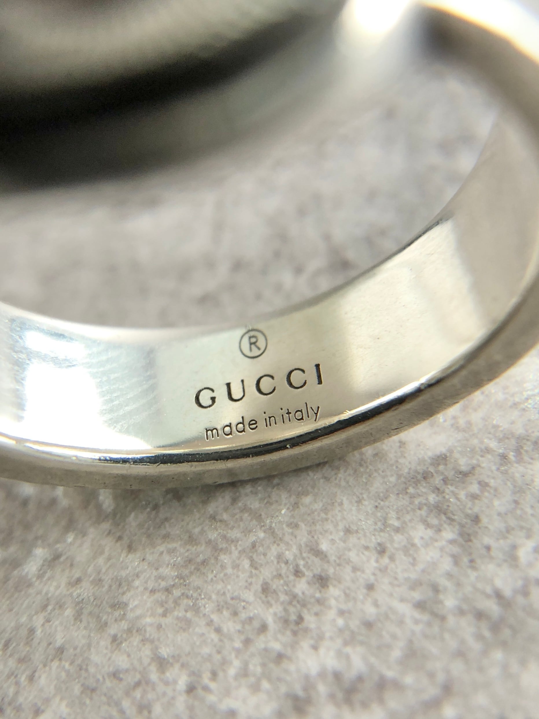 GUCCI グッチ 指輪 16号 シルバー インターロッキングG 925 リング