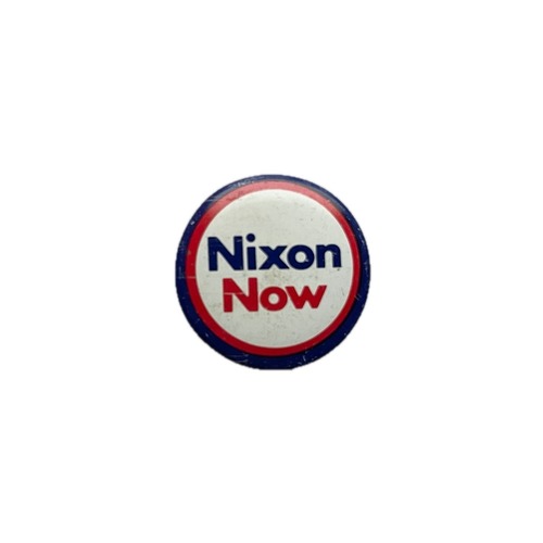 【Good】60s『NIXON NOW』缶バッジ