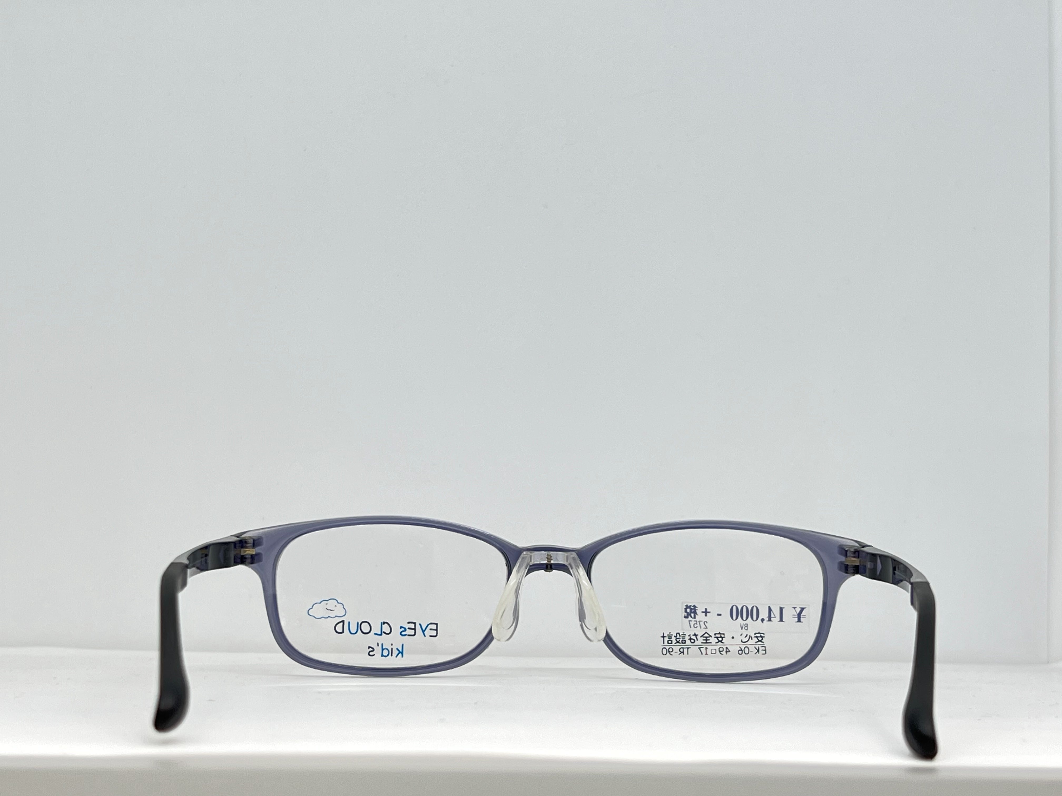 EYES CLOUD kid`s EK-04 col.2 48□16メガネ 青 EYES CLOUD kid`s EK