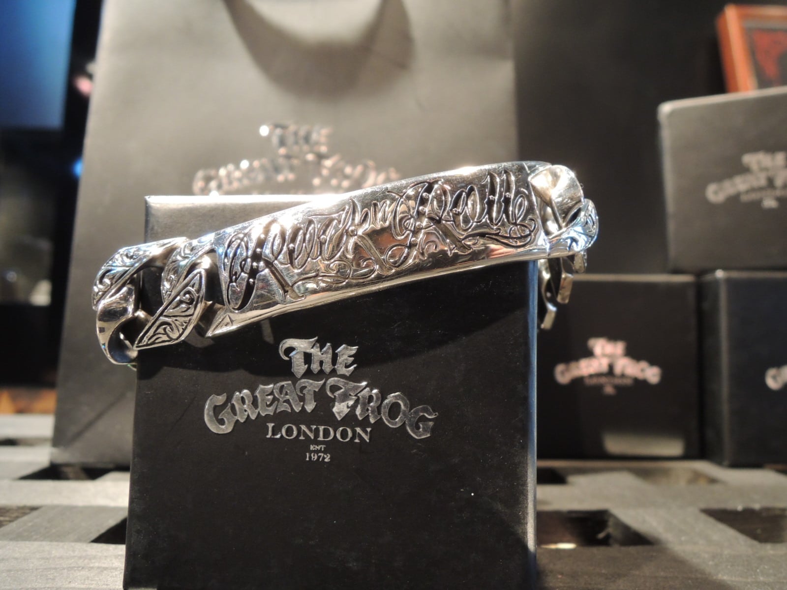 THE GREAT FROG ROCK`N ROLL ID BRACELET グレートフロッグ