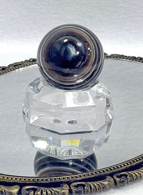 天眼石 アイアゲート 丸玉 スフィア 天然石 パワーストーン 瑪瑙