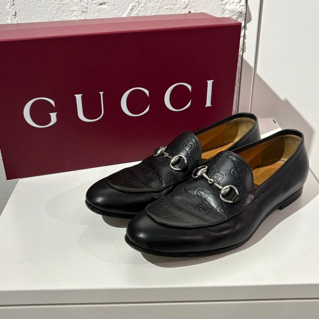 GUCCI グッチ Horsebit Loafers ホースビットローファー ブラック size