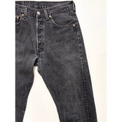 90s Levi’s 501 BLACK DENIM PANTS MADE IN USA Size W32L30→W30L30