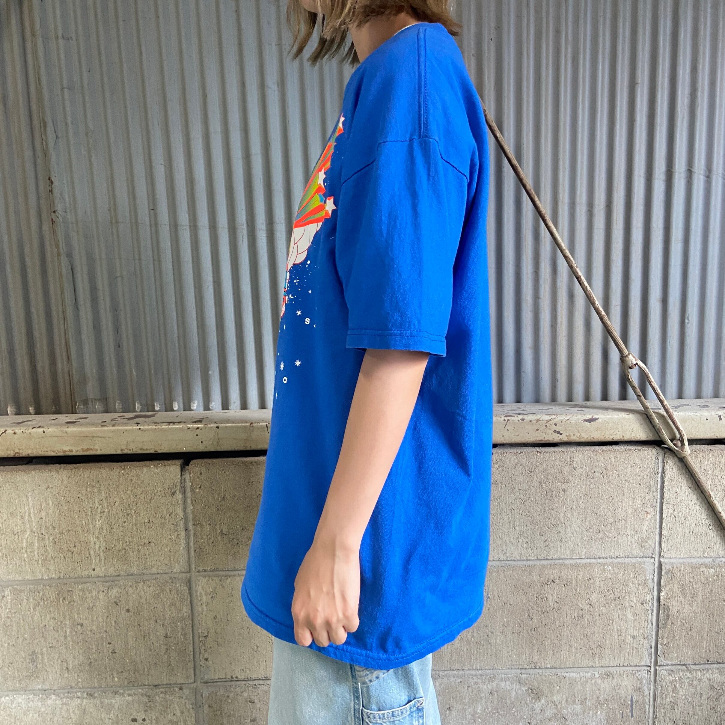 アディダス adidas グラフィック プリント Tシャツ メンズM 古着