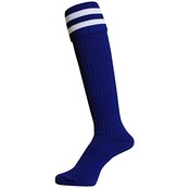 VAXPOT(バックスポット) サッカー ラグビー ソックス ストッキング 1足組 【摩擦に強い サポート設計】 VA-6020 BLUxWHT 25-27cm