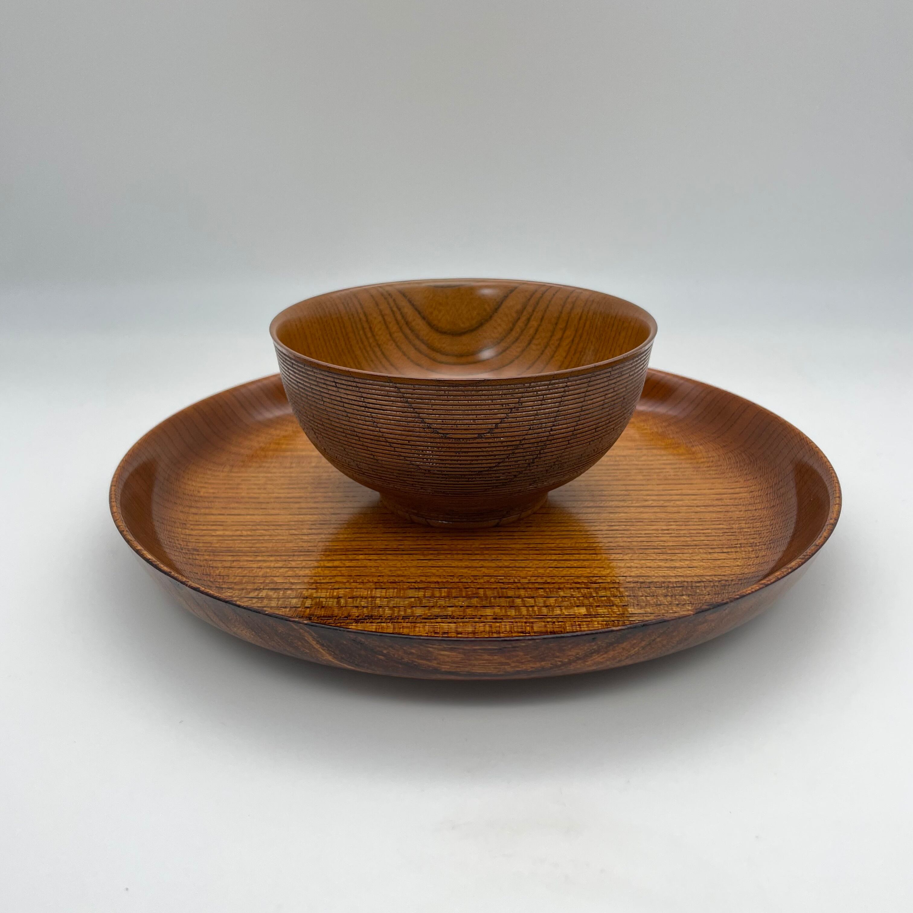 欅造千筋お椀端反 - Zelkova Soup bowl - | 木漆芸家 太田志保
