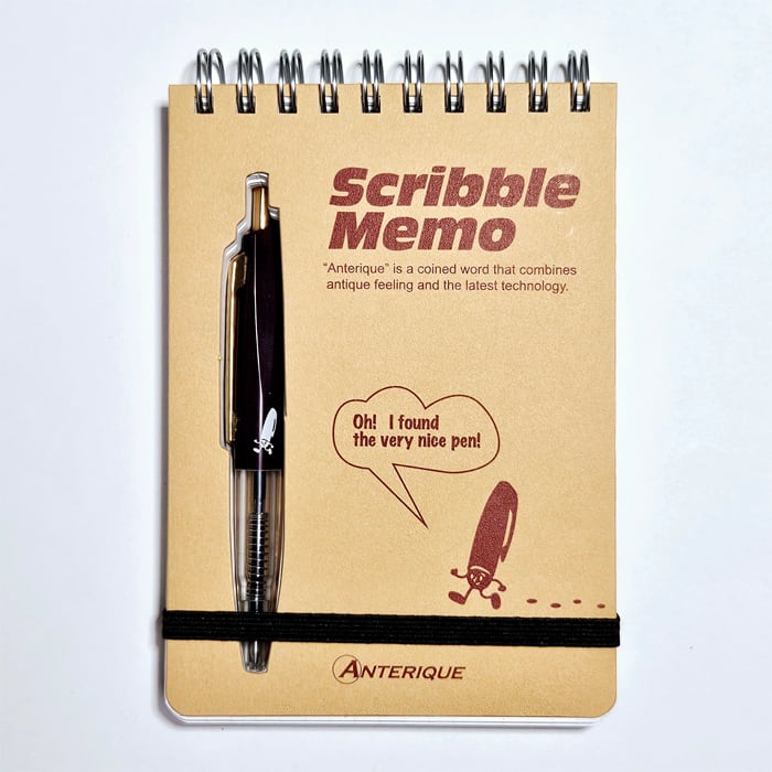 アンテリック ボールペン付き ミニノート B7 変形サイズ Anちゃん ME7