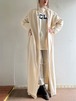 70s Vintage Cotton Long Gilet By Carny Couture