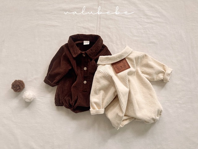 【予約】Béné Corduroy Suit (Bebe)