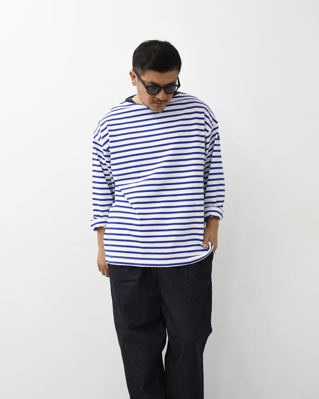 新品未着用 セントジェームス/ウエッソン ルーズ NEIGE×GITANE SAINT JAMES [20JC OUES LOOSE BORDER - NEIGE/GITANE] [20jclb-ne-git