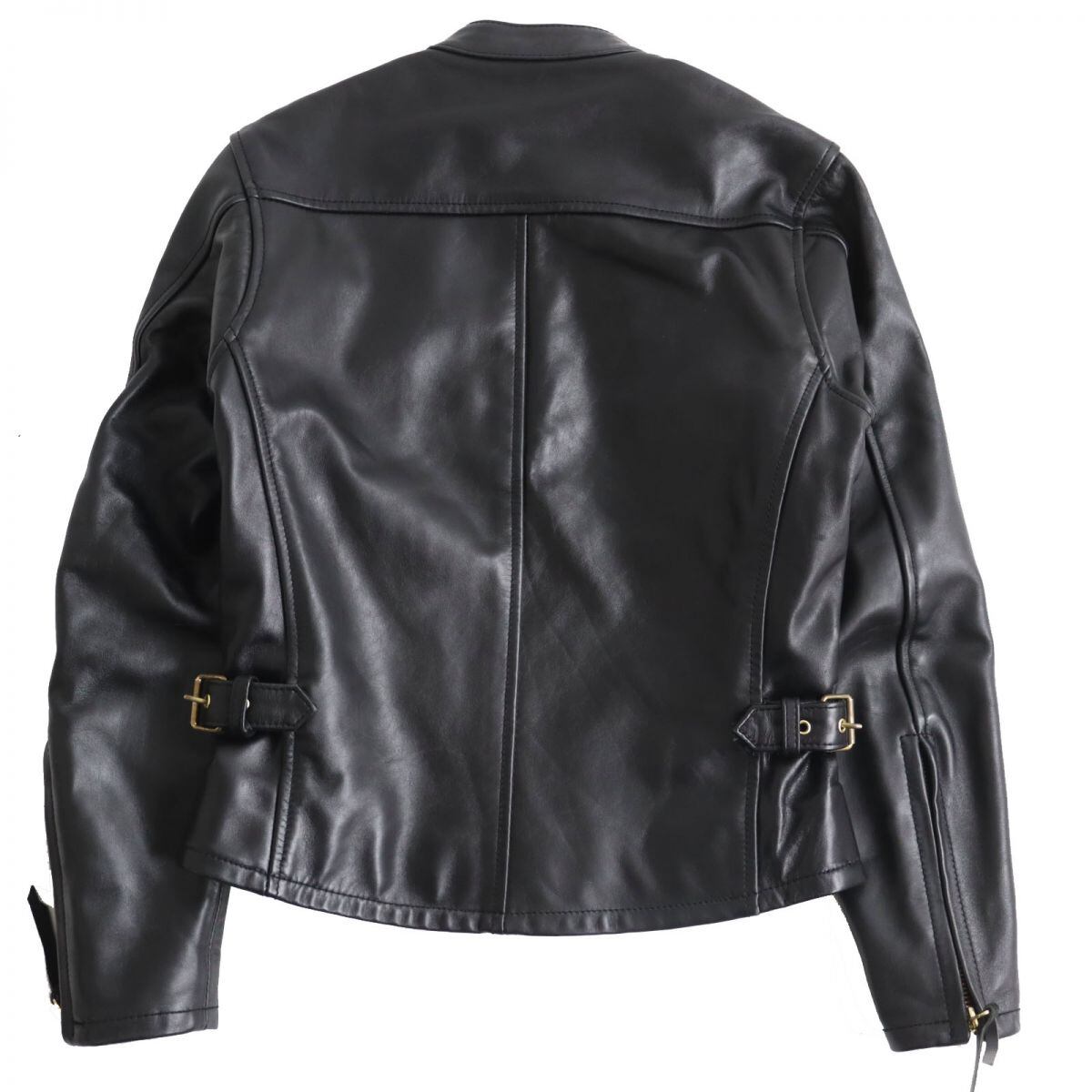 美品 メンズ 革ジャン スタンドカラー レザージャケット 牛革 本革 ライダース 美品 メンズ 革ジャン スタンドカラー ライダース 牛革 本革