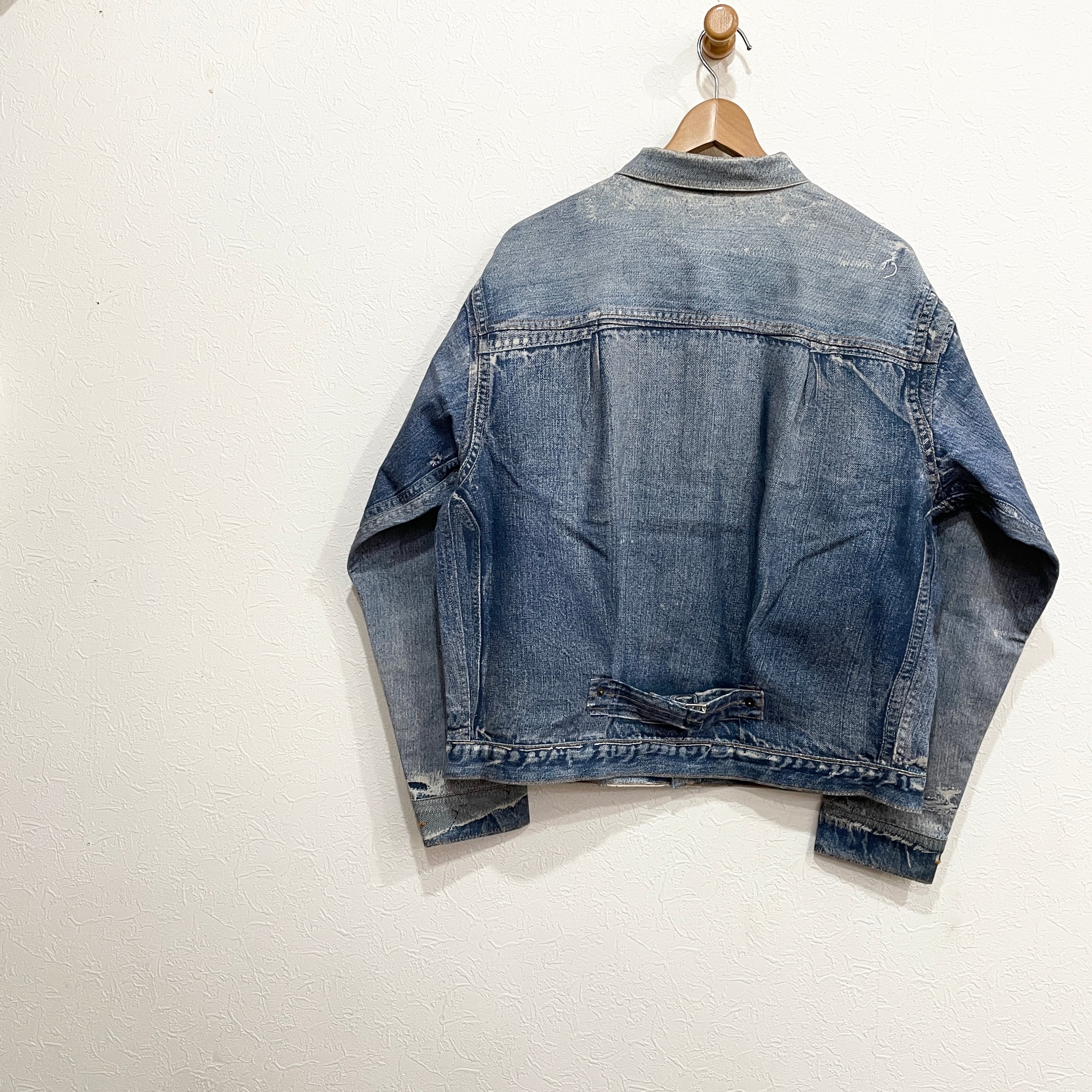 SLICK 【Trompe-l'oeil Denim 1st Type Tracker Jacket】 スリック