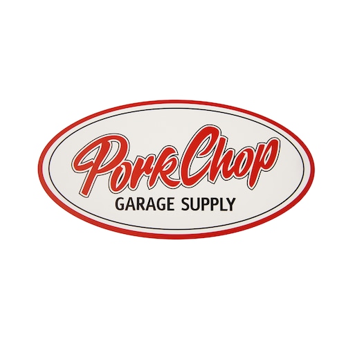 PORKCHOP OVAL STICKER / LARGE