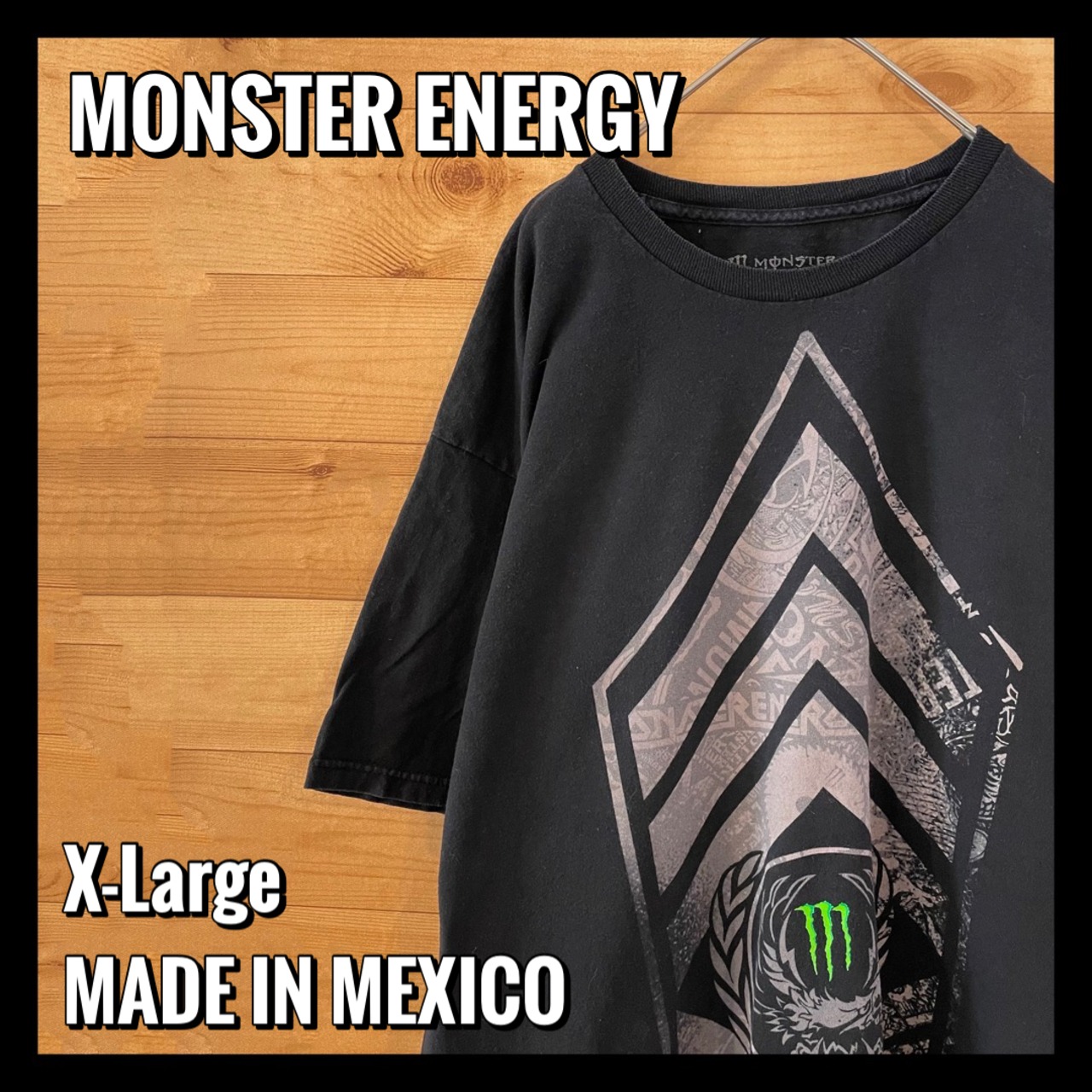 【MONSTER ENERGY】 プリント 半袖 Tシャツ XL ビッグサイズ モンスターエナジー US古着 アメリカ古着