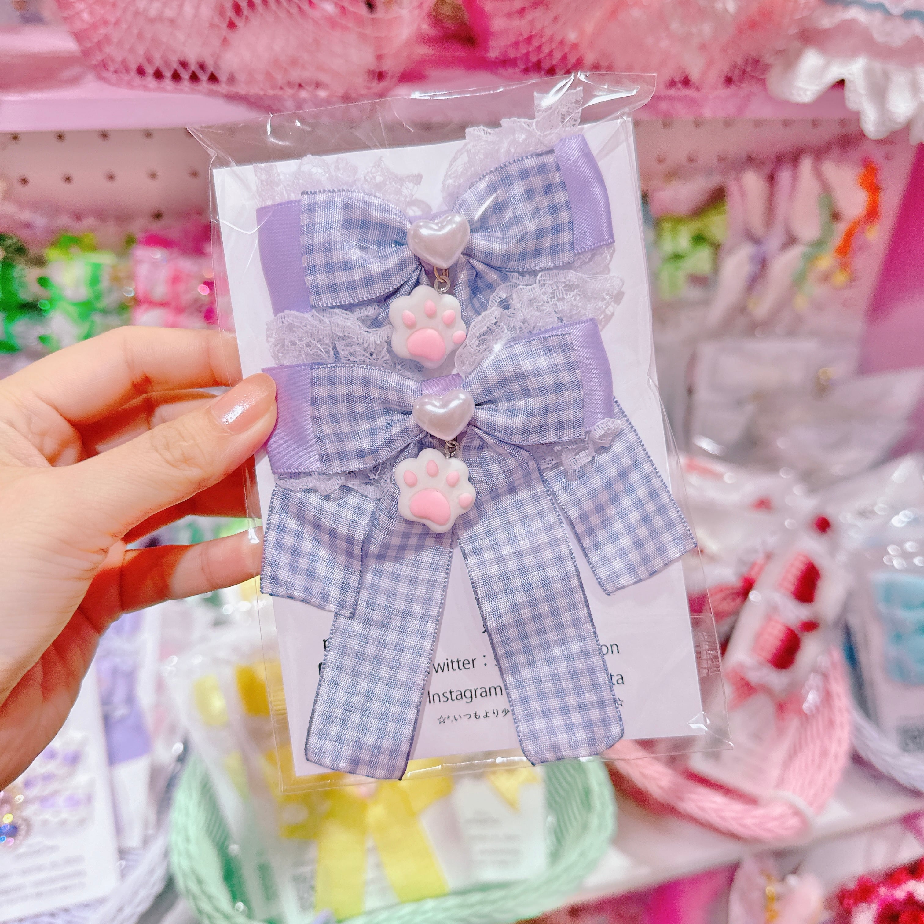 【E10】6-21ツインヘアクリップ