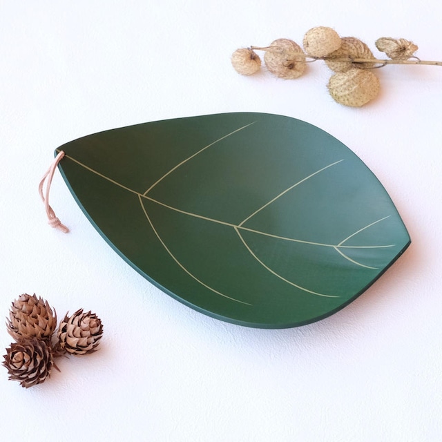NODATE Leaf plate 本漆 会津塗