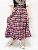 Vintage Plaid Skirt Made In England